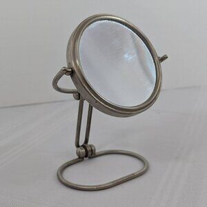 Small vintage folding mirror for vanity or dressing table